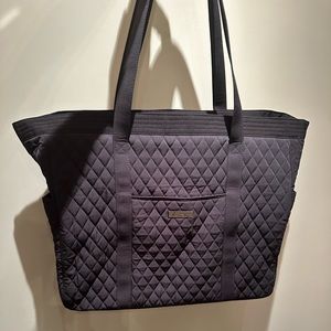 Black Vera Bradley Large Tote Bag